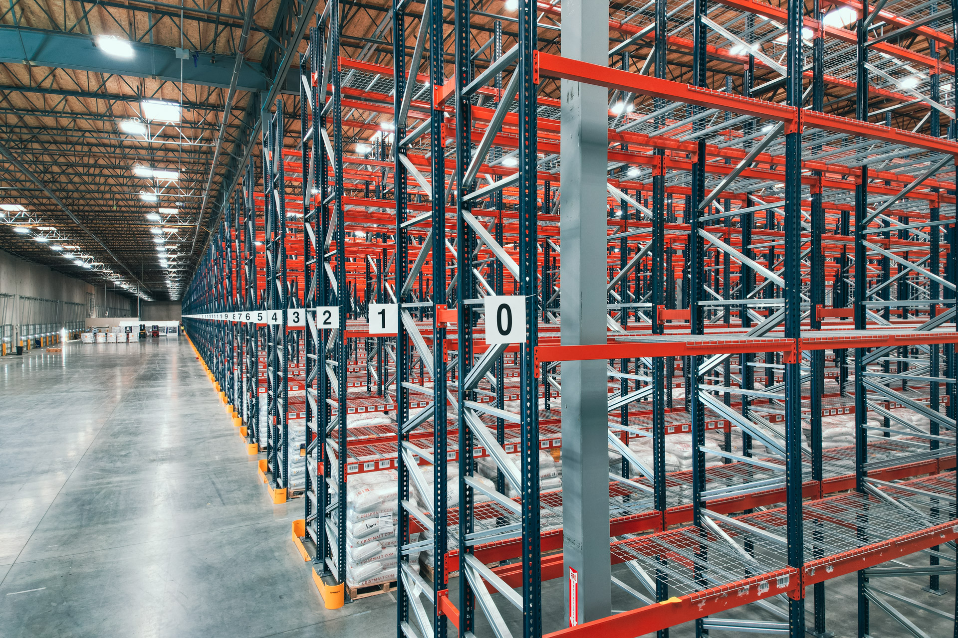 Industrial pallet racking warehouse in Spring Valley Nevada